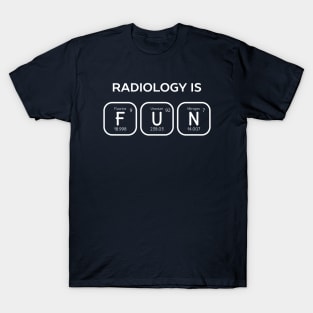 Radiology Is Fun Periodic Table T-Shirt